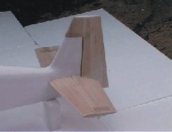 GFK model - rudder